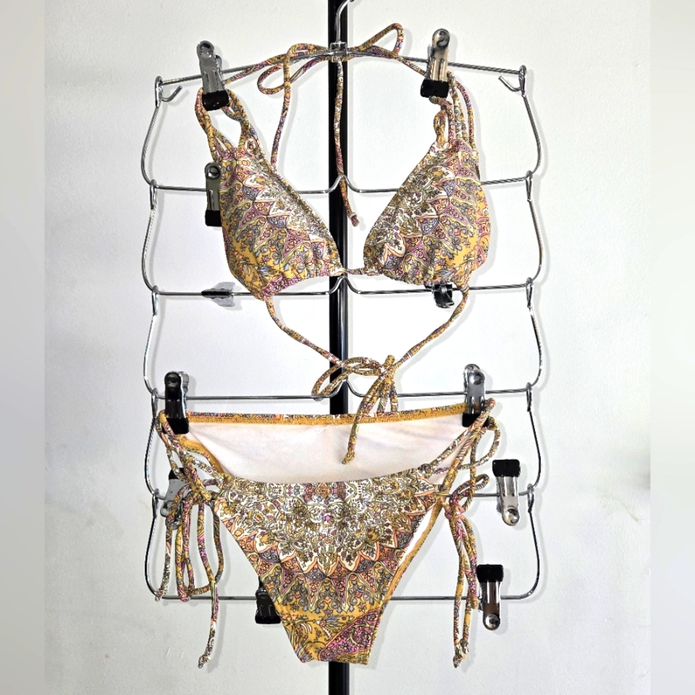 Paisley Triangle Bikini Set